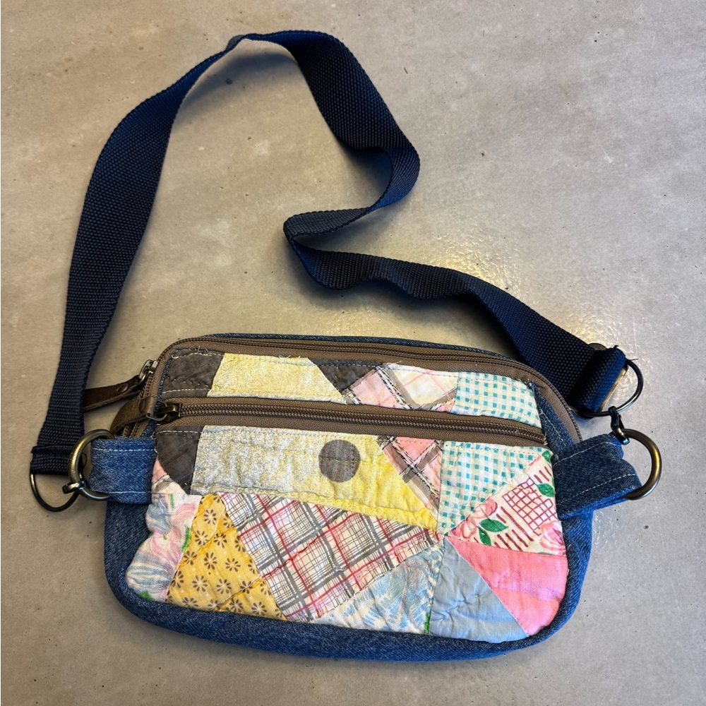Vintage Patchwork Crossbody Bag